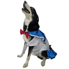 AMERICO SHOP - Disfraz de Marinera para Perro Grande Mascota Talla 5XL