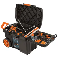 TRUPER - Caja herramientas 23 Pg con ruedas mango telescópico