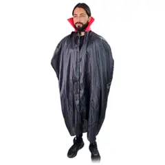 GENERICO - Capa Capucha Brujas Dracula Vampiro Disfraz Halloween 140cm