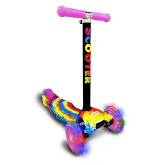 SWISSHOME DR HOFFMAN - PATINETA PARA NIÑOS COLORES LUCES EN LA LLANTAS