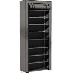 ONE PIXEL - Zapatera Con Forro Organizador De Zapatos 27 Pares Gris