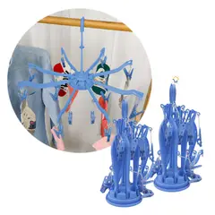 COMPRALOENCASA COM - Gancho Araña X2 Ropa Interior 16 Pinzas Multiusos Giratorio F268