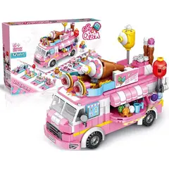 GENERICO - Juego de bloques fichas de construcción para niñas de 553 piezas