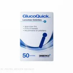 GLUCOQUICK - Lancetas Esteriles X 50Und
