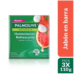 PALMOLIVE - Jabon Humectante Refrescante X 110G X 3Und.---