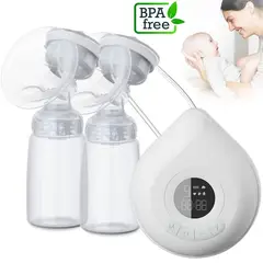 GENERICO - Extractor De Leche Materna Recargable Doble Eléctrico