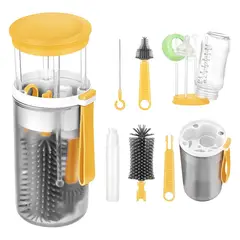 CARER SPARK - Kit de Cepillos para limpiar Biberones de Bebé 6-Set