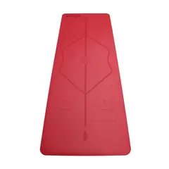 ULTIMATE FITNESS - Mat de Yoga Premium PU Natural Rubber 5 mm Rojo