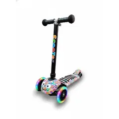 SWISSHOME DR HOFFMAN - PATINETA PARA NIÑAS LUCES ROSADA