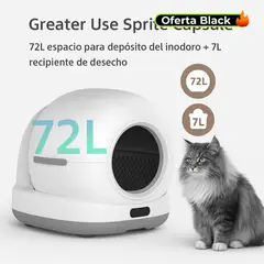 LIBELULA - Arenero Gatos Grande Autolimpiable automática