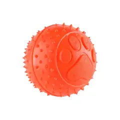 ENERGY PLUS - Juguete Pelota Perros Limpia Sarro Naranja