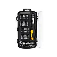 PRETUL - Juego de 39 herramientas 1/4" para mecánico,