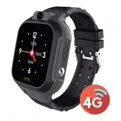 ONE TECH - Reloj Inteligente Para Niños Z10 Gps Video Llamada Sos 4g NEGRO