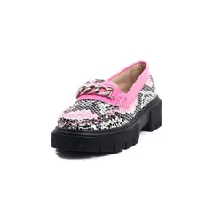 BALLERINA - Ballerinas Mocasín NEGRO POR ROSADO ANNA