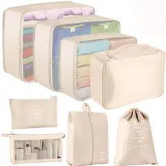 ONE PIXEL - Organizador De Equipaje Para Maleta Kit X8 Bolsas
