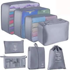 ONE PIXEL - Organizador De Equipaje Para Maleta Kit X8 Bolsas