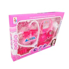 DAYOSHOP - Set Doctora Kit Medico Juguete Niñas Bitacora Estetoscopio