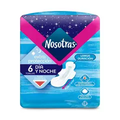 NOSOTRAS - Toallas Higienicas Ex Proteccion Dia Y Noche X 6und