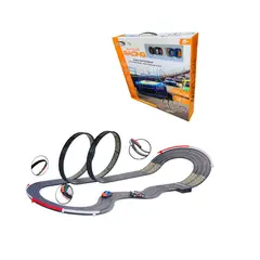 GENERICO - Pista Eléctrica De 506 Cm Con 2 Vehículos.