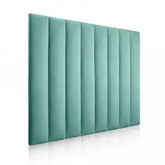 BANZAY - Cabecero Paneles Cama Doble - Turquesa