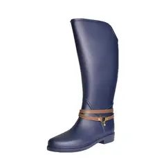 BOTTPLIE - Botas Lluvia Impermeable Mujer Golden Pendant - Azul Cafe