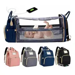 GENERICO - Pañalera Multifuncional Morral Bolso Bebe Mochila Bebesitos