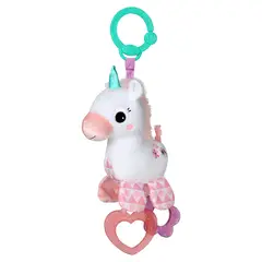 BRIGHT STARTS - Unicornio Sonajero Bebe Rosa 11122