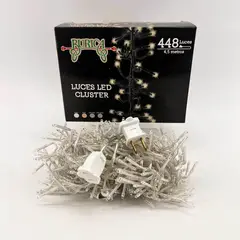 BURICA - Luz Led 448l Cluster Calida Cb Trans 45mt Conector