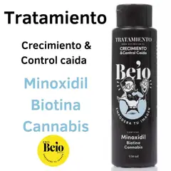GENERICO - Tratamiento Minoxidil Biotina Vitamina E Control caída y crecimiento de Cabello Hombre Beio