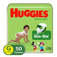 HUGGIES - Pañales Active Sec Etapa 3/G X 50Und