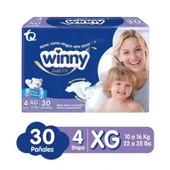 WINNY - Pañales Gold Fit Etapa 4 X 30Und