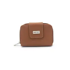 MACOLY - Billetera mini a017 cuero miel liso_.
