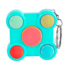 DAYOSHOP - Juego De Memoria Luz Y Sonido Cuadrado Llavero Bateria