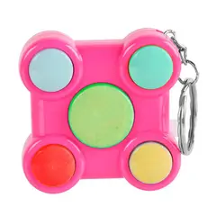 DAYOSHOP - Juego De Memoria Luz Y Sonido Cuadrado Llavero Bateria