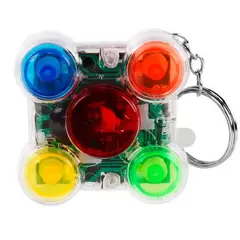 DAYOSHOP - Juego De Memoria Luz Y Sonido Cuadrado Llavero Bateria