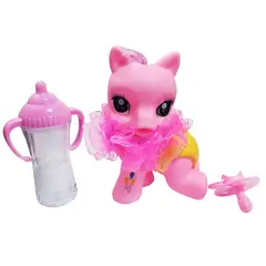 DAYOSHOP - Unicornio Pony Bebe Chupo Tetero Juguete Niñas Interactivo