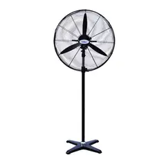 KALLEY - Ventilador Industrial de Pedestal de 26 Pulgadas Negro