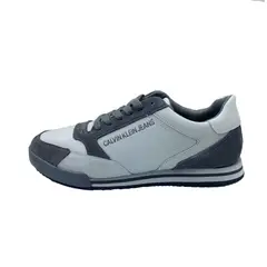 CALVIN KLEIN - Tenis moda caballero marca color gris YM0YM00292PCK