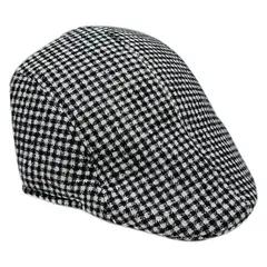 GENERICO - Boina Inglesa Paño Unisex Sol Moda Gorro sombrero Negro CBl