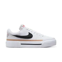 NIKE - Tenis Court Legacy Lift Mujer-Blanco/Negro