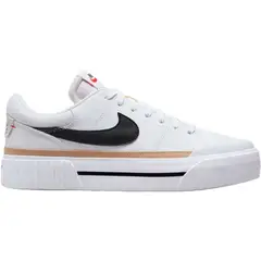 NIKE - Tenis Court Legacy Lift Mujer-Blanco/Negro