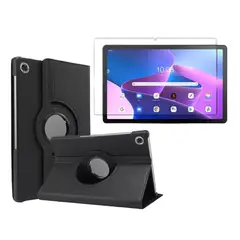 GENERICO - Estuche Protector Giratorio Para Lenovo M10 3 Gen Tb328xu + Vidrio