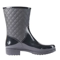 IDECAL - Bota de Lluvia Impermeable Mujer Melissa Negro.