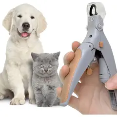 GENERICO - Cortaúñas para mascotas con luz LED FK23B-55.