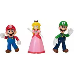 NINTENDO - Figuras Set Diorama Super Mario Bros X3 Mario Luigi Y Peach