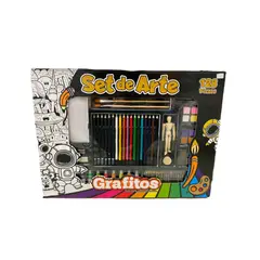 GARABATOS - Set De Arte x128 Pcs Grafitos