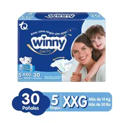 WINNY - Pañales Gold Fit Etapa 5 X 30Und