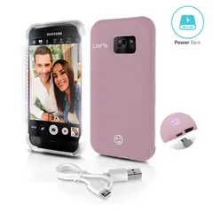 SERENELIFE - Estuche Lite-Me Selfie con luz LED para Galaxy S7 SL301S7PN