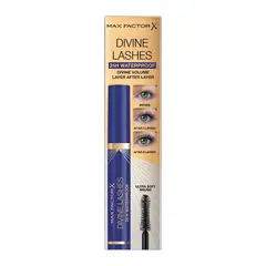 MAX FACTOR - Pestañina Waterproof Divine Lashes Negro X 9Ml