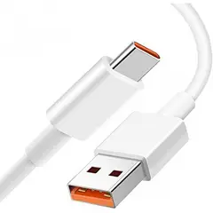 GENERICO - Cable Carga Compatible Para Xiaomi Usb- C Punta Naranja Turbo 5a Mi11